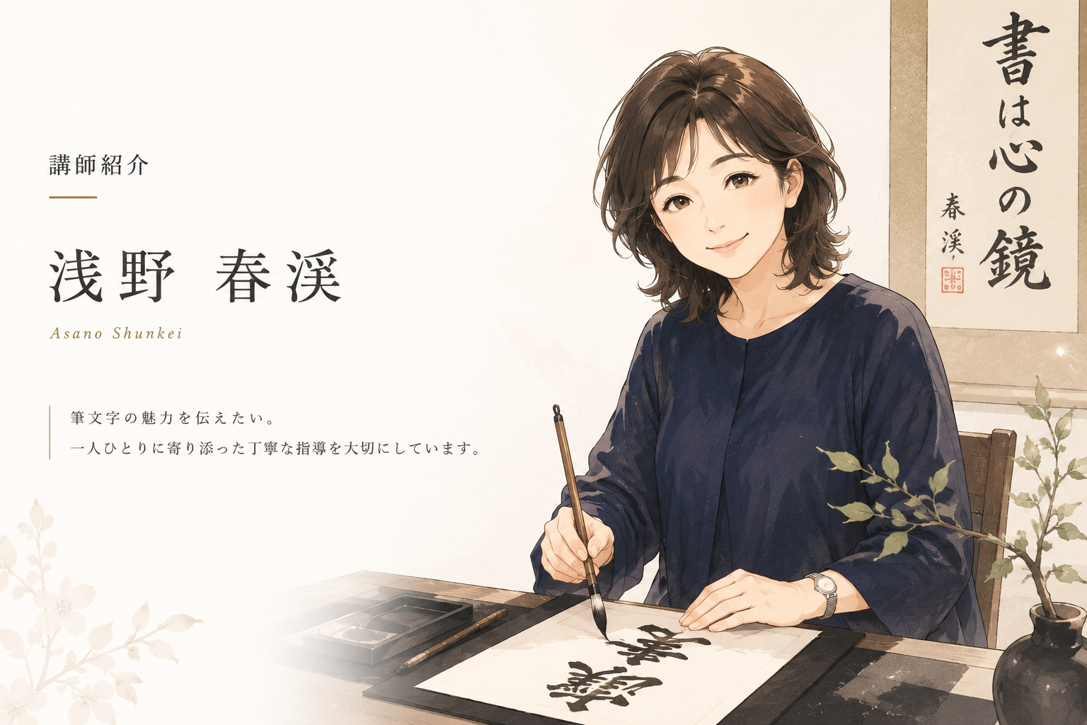 講師 浅野春渓